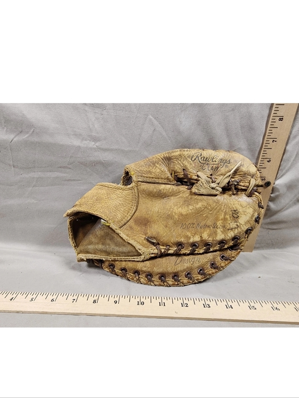 Antique Rawlings "THE CLAW" Dale Long Model Baseball Glove 1stBase Resto Project